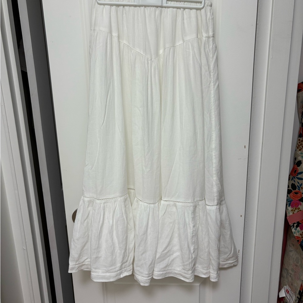 Aerie White Women's Midi Skirt